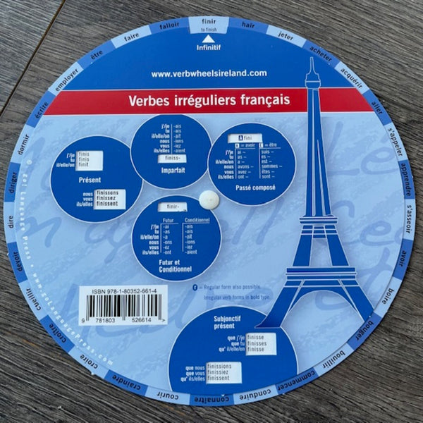 French Irregular Verb Wheel | Verb Wheels Ireland