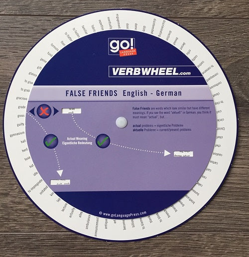 German - English False Friends | Verb Wheels Ireland