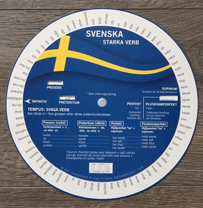 Swedish Verb Wheel A4 | Verb Wheels Ireland