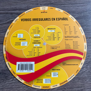 Spanish Irregular Verb Wheel
