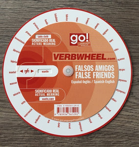 Spanish - English False Friends Wheel | Verb Wheels Ireland