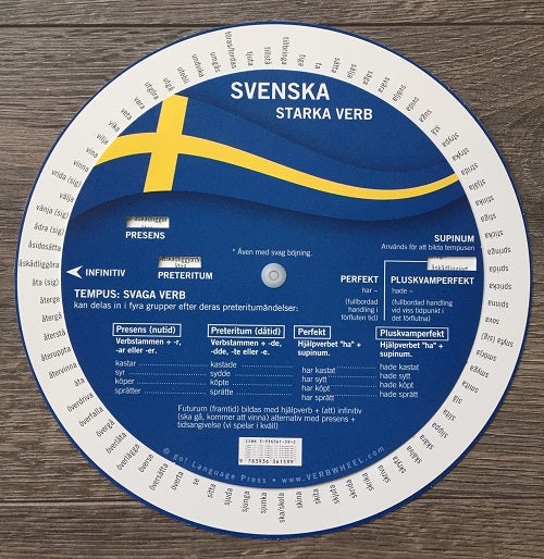 Swedish Irregular Verb Wheel | Verb Wheel Ireland